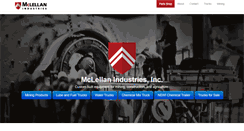 Desktop Screenshot of mclellanindustries.com
